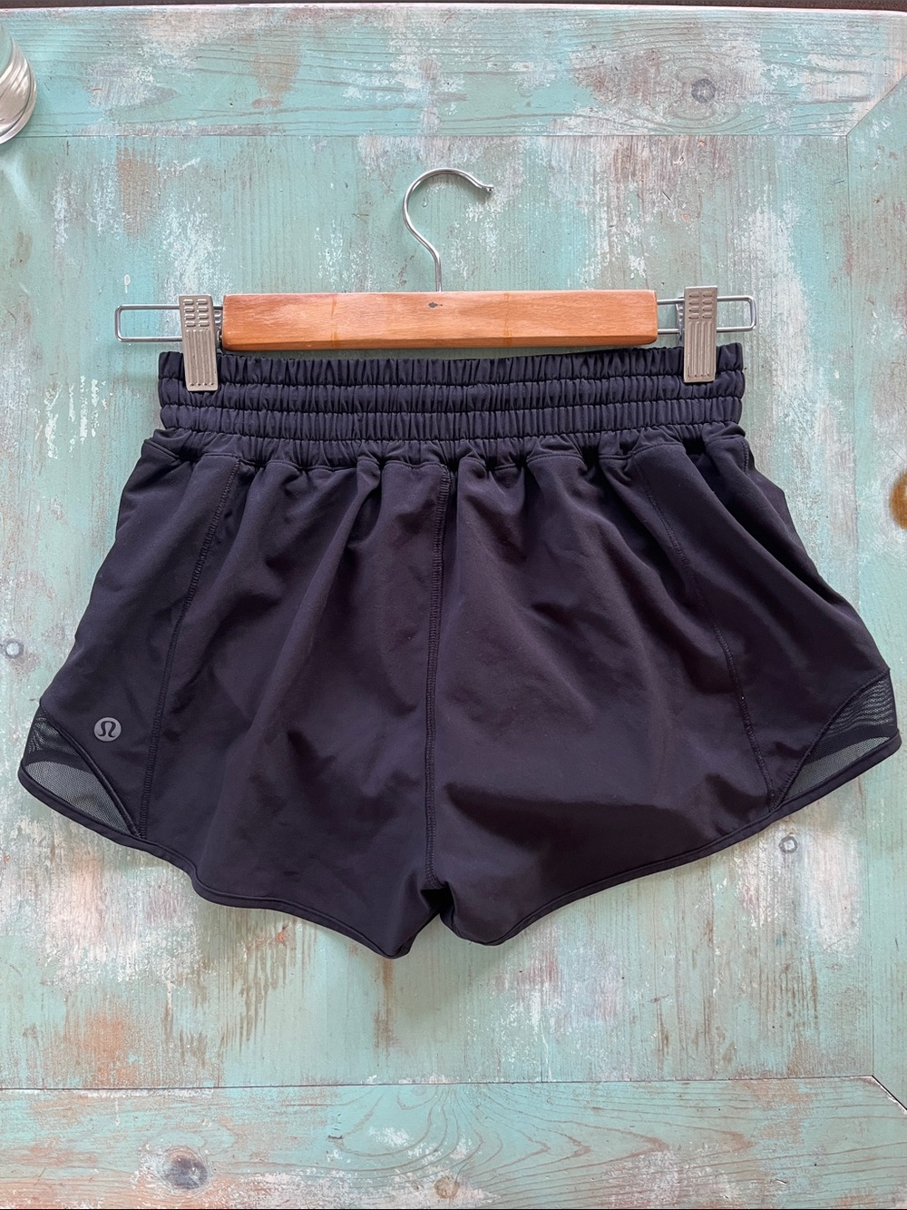 lululemon athletica Black Women's Running Shorts with Elastic Waist